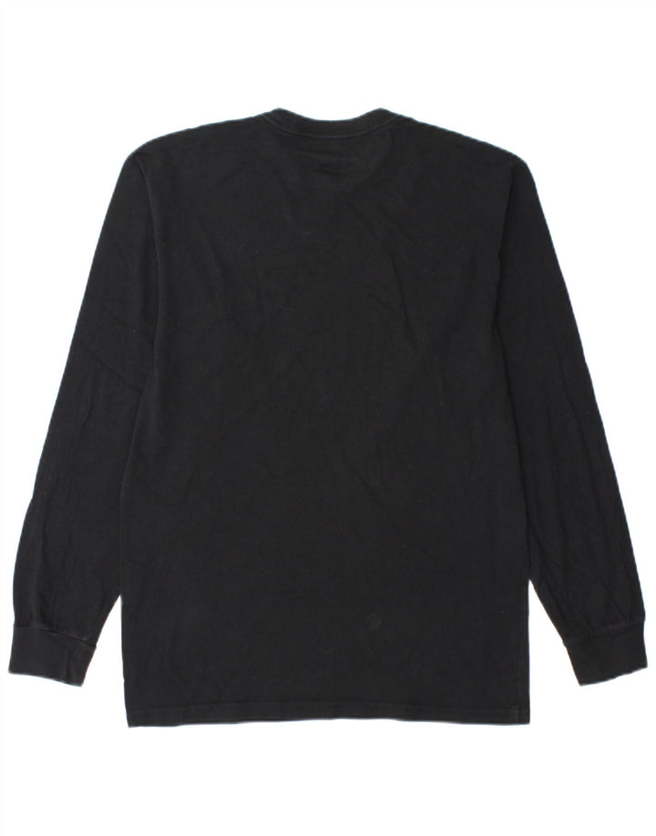 VANS Haut graphique à manches longues pour homme Coupe classique en coton noir moyen