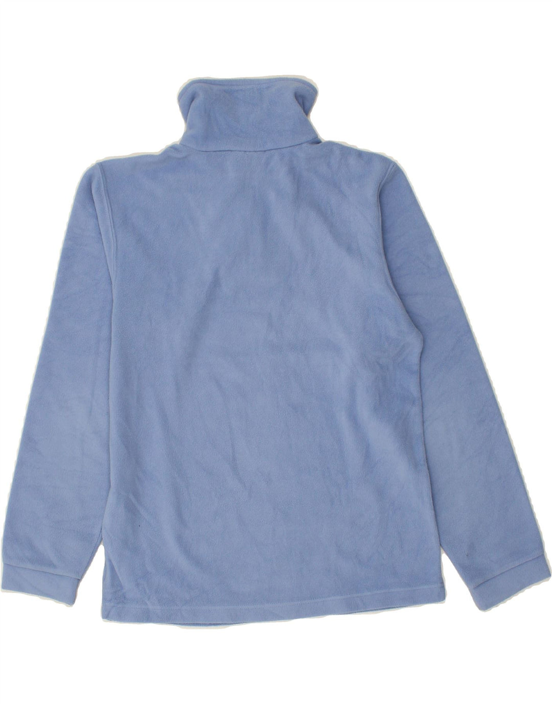 CHAMPION Boys Zip Neck Fleece Jumper 11-12 Years Large Blue Polyester Vintage Champion and Second-Hand Champion from Messina Hembry 