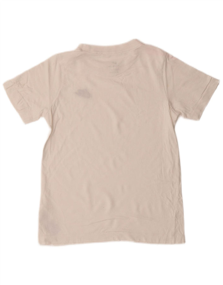 Nike T-Shirt Garçon 10-11 Ans Coton Blanc Moyen