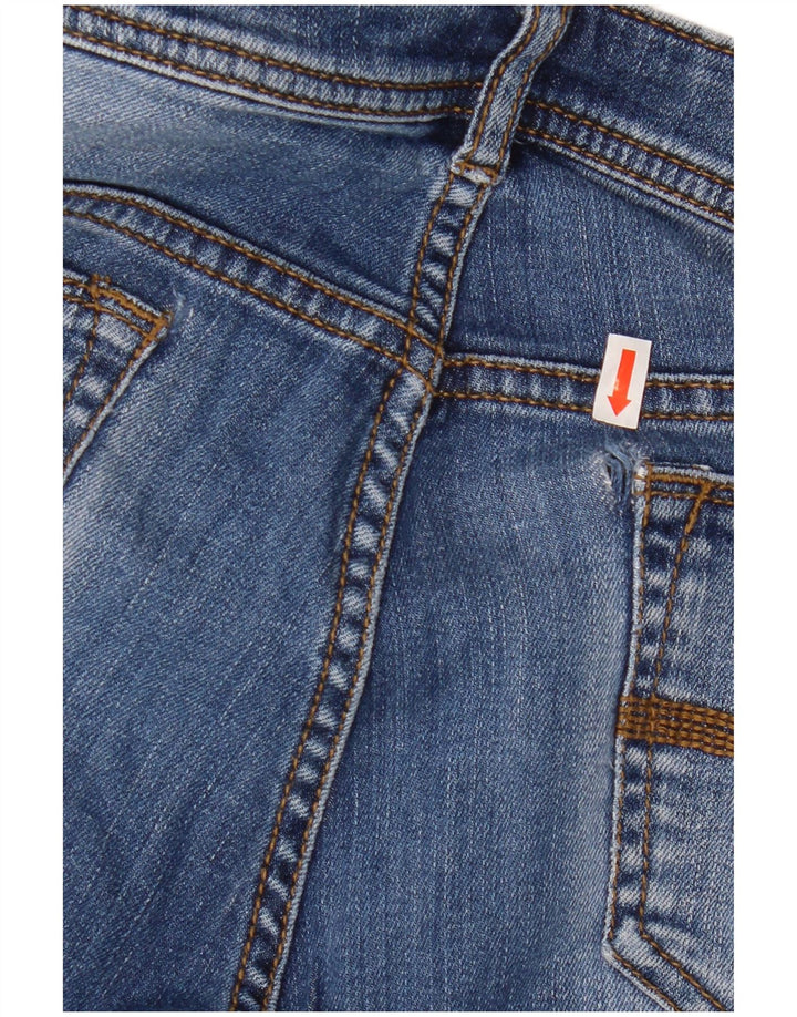 FAT FACE Jean Capri Femme UK 14 Large W32 L23 Bleu