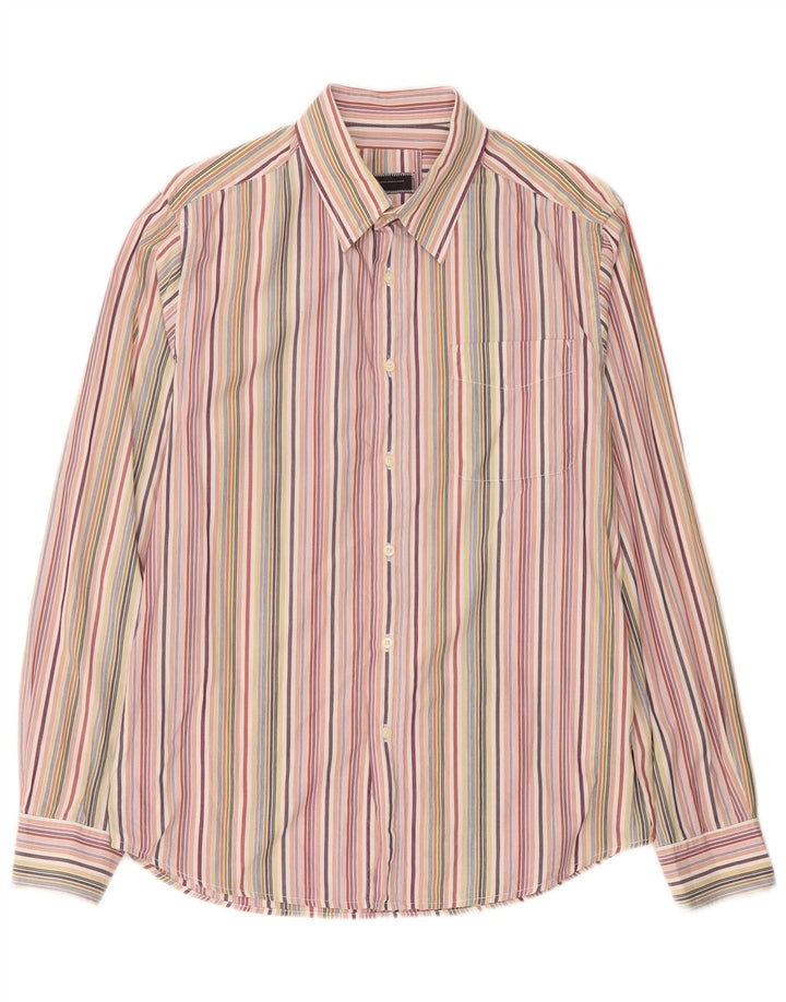 Sergio Tacchini Chemise Homme Large Coton Rayé Multicolore