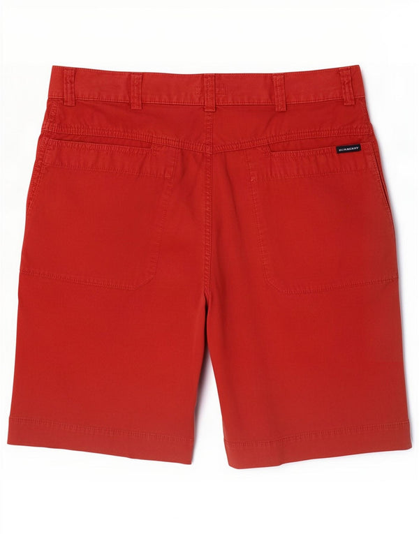 Burberry Mens Chino Shorts Medium W30 Red Cotton