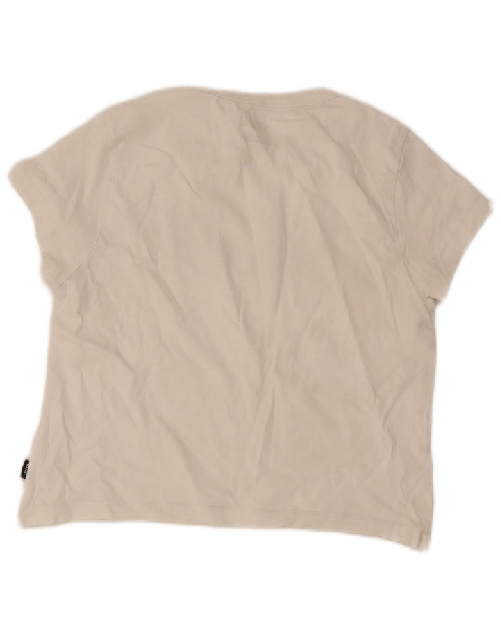 Vans T-shirt graphique pour femme UK 12 en coton blanc moyen