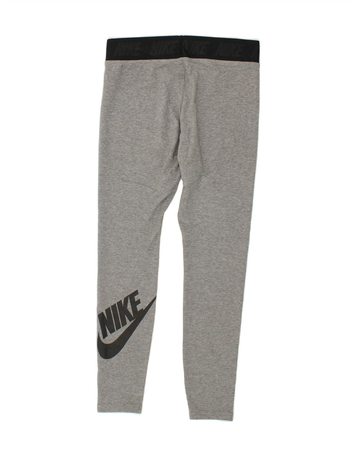NIKE Womens Graphic Leggings UK 14 Large Grey Vintage Nike and Second-Hand Nike from Messina Hembry 