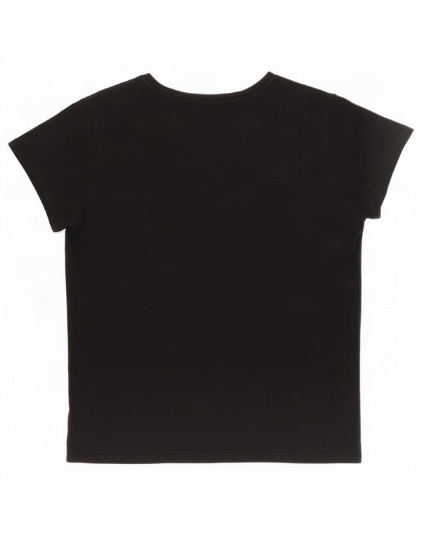Levi's T-Shirt Graphique Femme UK 18 XL Noir Coton