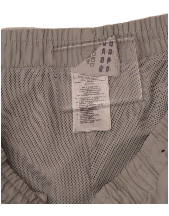 Adidas Pantalon de survêtement pour homme UK 42/44 Large Gris Polyester