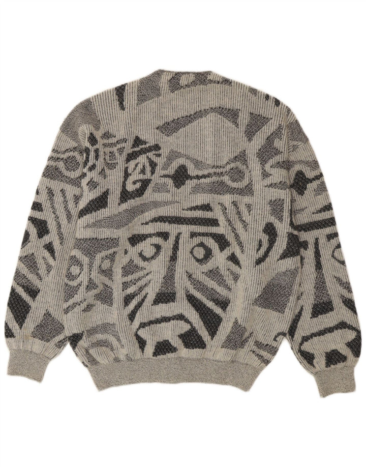 Bizzarro Cardigan surdimensionné pour femme IT 44 Gris moyen géométrique