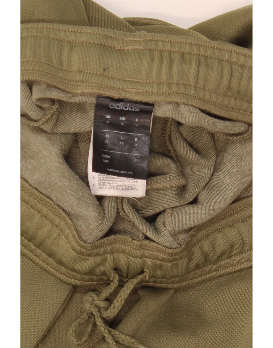 Adidas Homme Pantalon De Survêtement Joggers Kaki Moyen Polyester