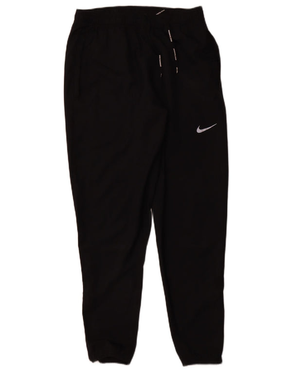 NIKE Pantalon de survêtement Dri Fit pour homme, petit, noir, polyester