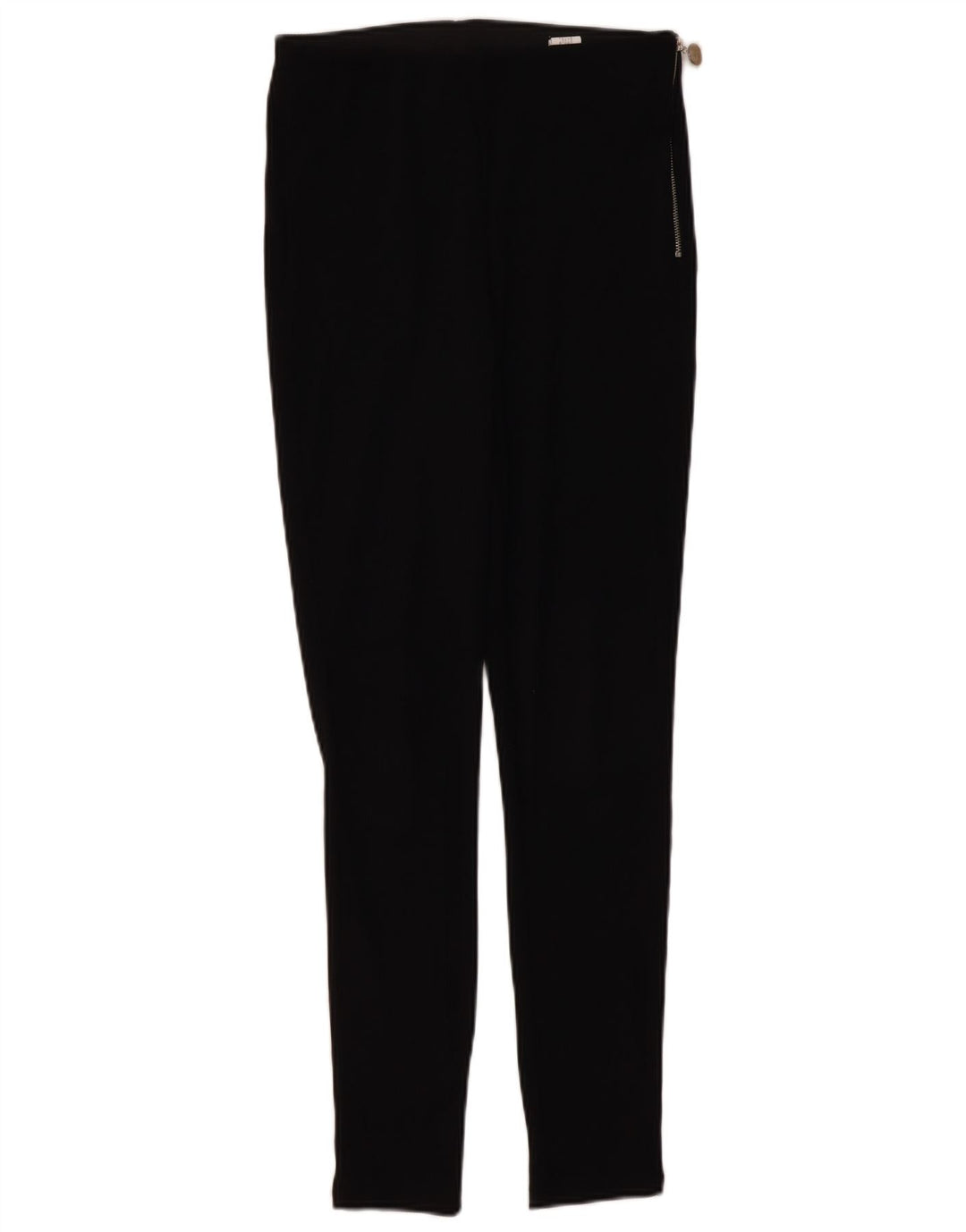 Zara Pantalon décontracté skinny pour femme Medium W28 L28 Noir Polyester