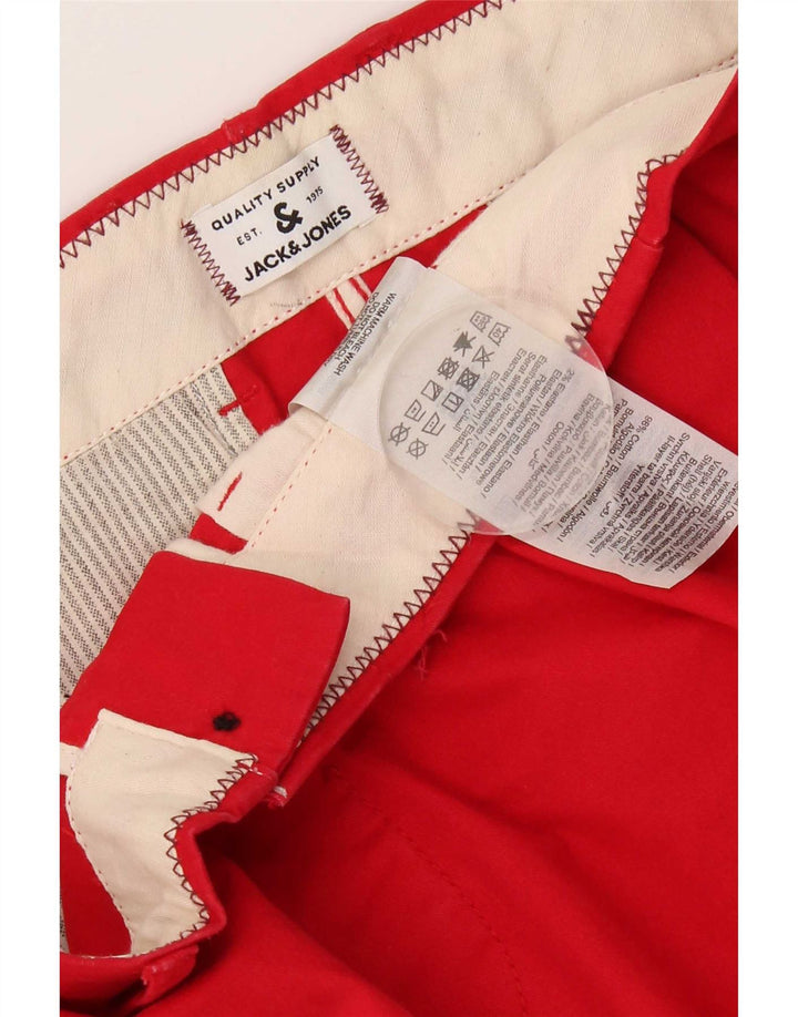 Jack & Jones Short Chino Homme Medium W32 Rouge Coton