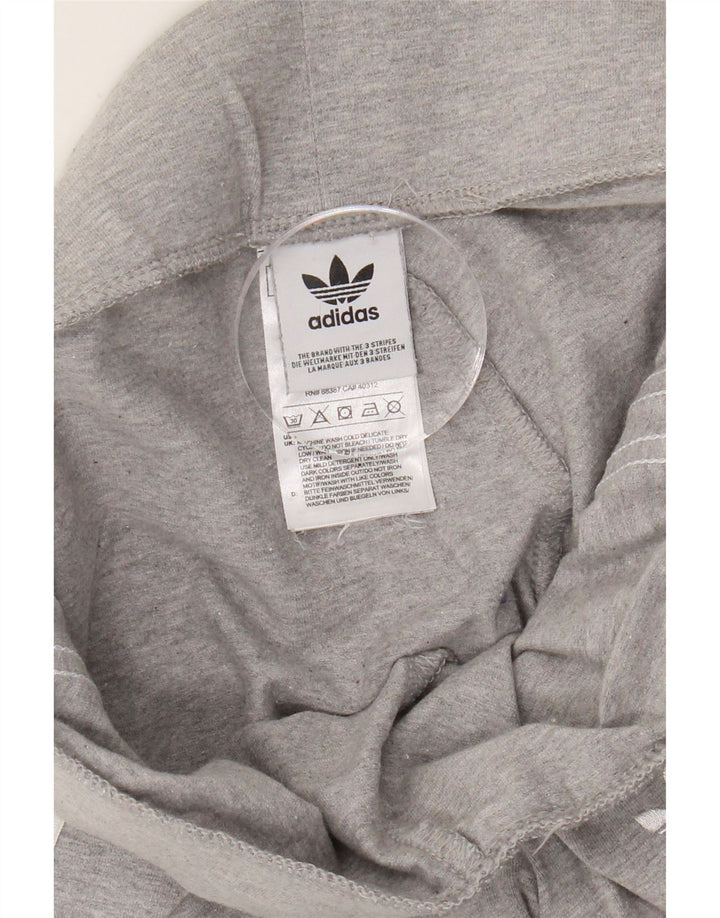 ADIDAS Womens Leggings UK 10 Small  Grey Cotton Vintage Adidas and Second-Hand Adidas from Messina Hembry 