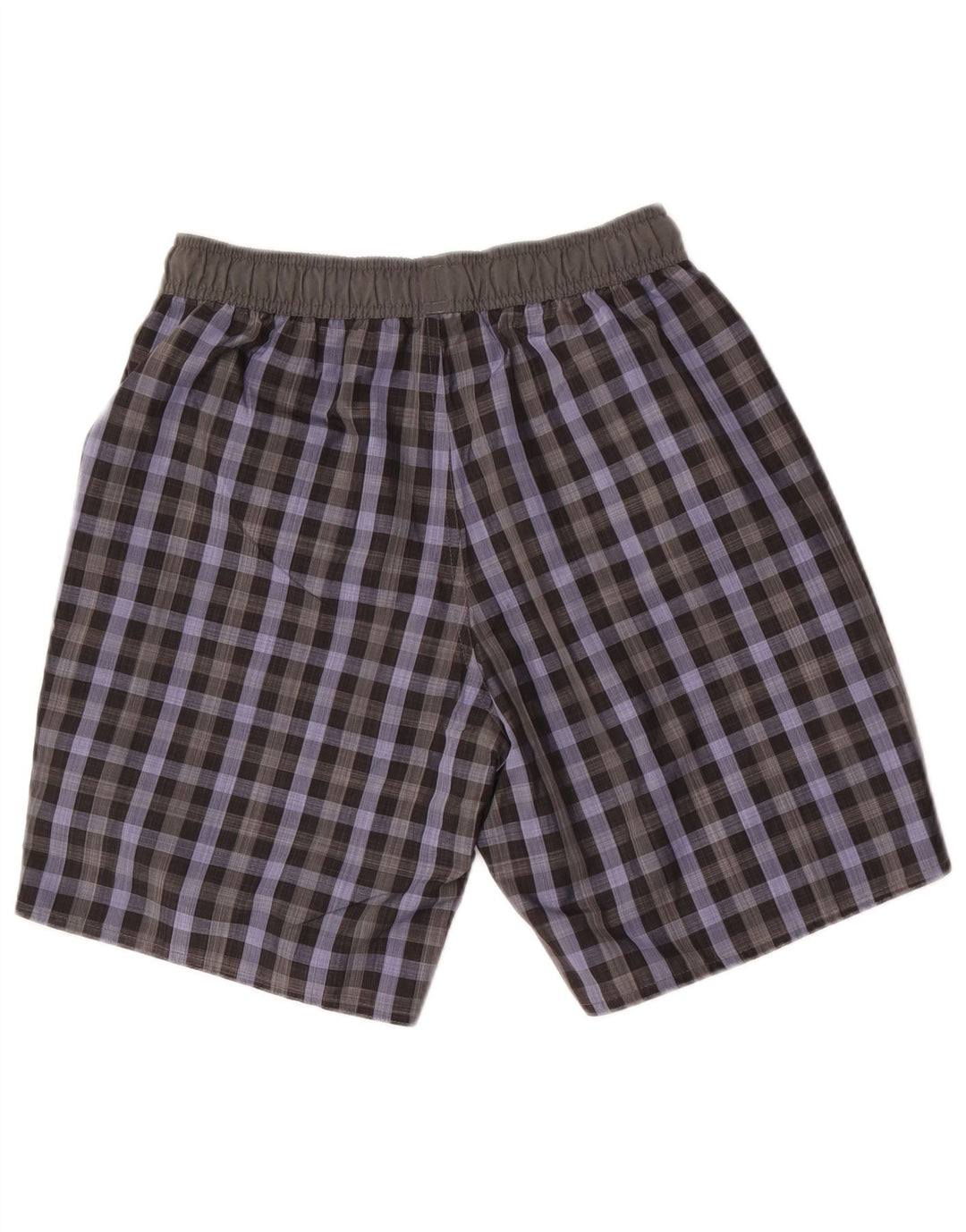 Adidas Short de bain pour homme Petit gris à carreaux en polyester