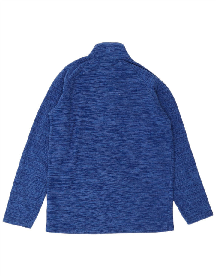 MOUNTAIN WAREHOUSE Pull Polaire à Col Zippé pour Homme Petit Bleu Moucheté