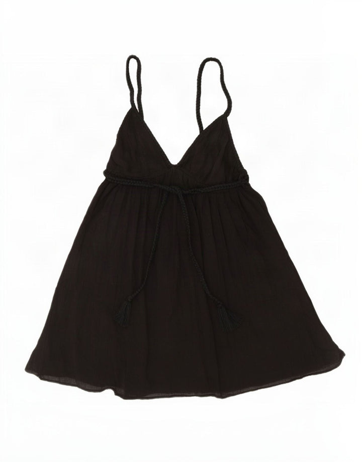 Zara Combishort Femme UK 12 Coton Noir Moyen