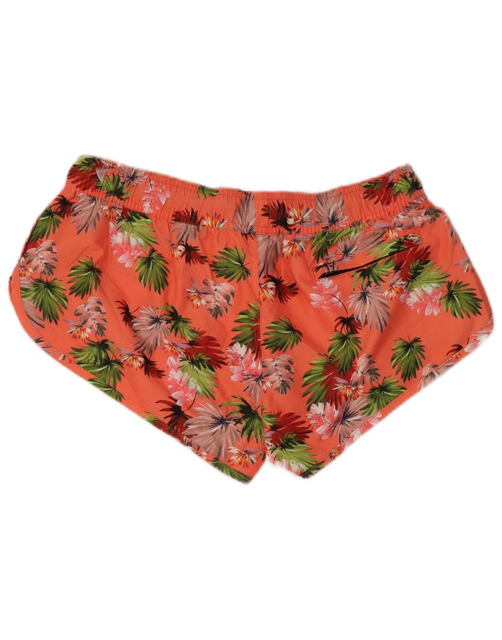 Superdry Short de Bain Femme UK 12 Polyester Rose Moyen Floral