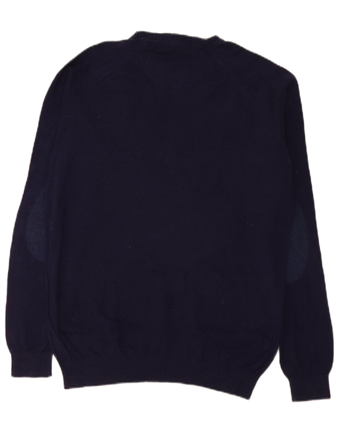 Zara Pull à col bateau pour homme Bleu marine Taille L