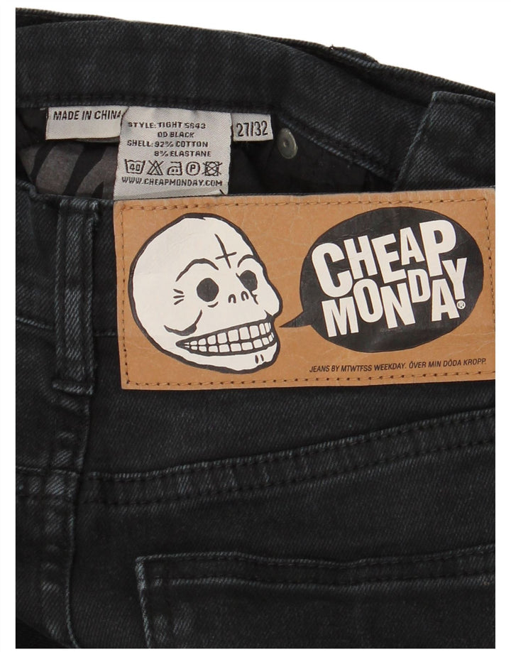 Cheap Monday Jean Slim Femme W27 L28 Coton Noir