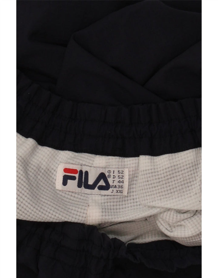 Fila Pantalon de survêtement pour homme IT 52 Large Bleu marine