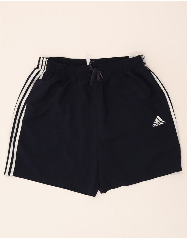 Adidas Short de sport pour homme 2XL Bleu marine Polyester