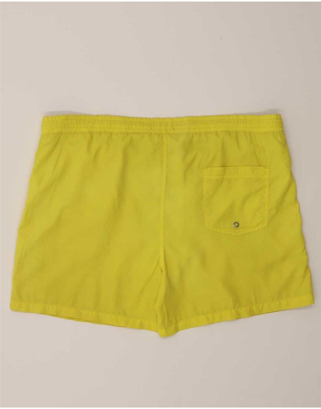 Zara Short De Bain Homme Large Jaune Polyester