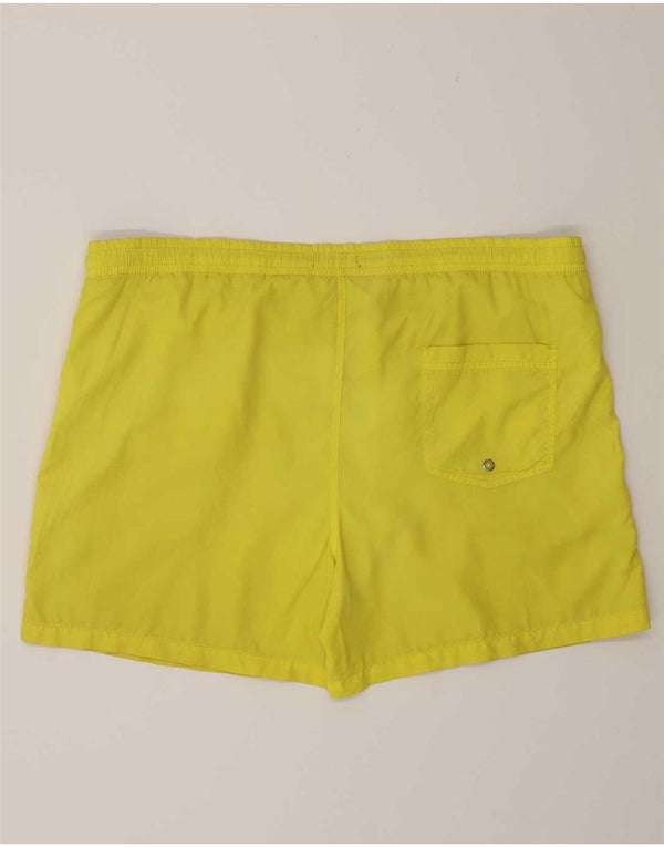 Zara Short De Bain Homme Large Jaune Polyester