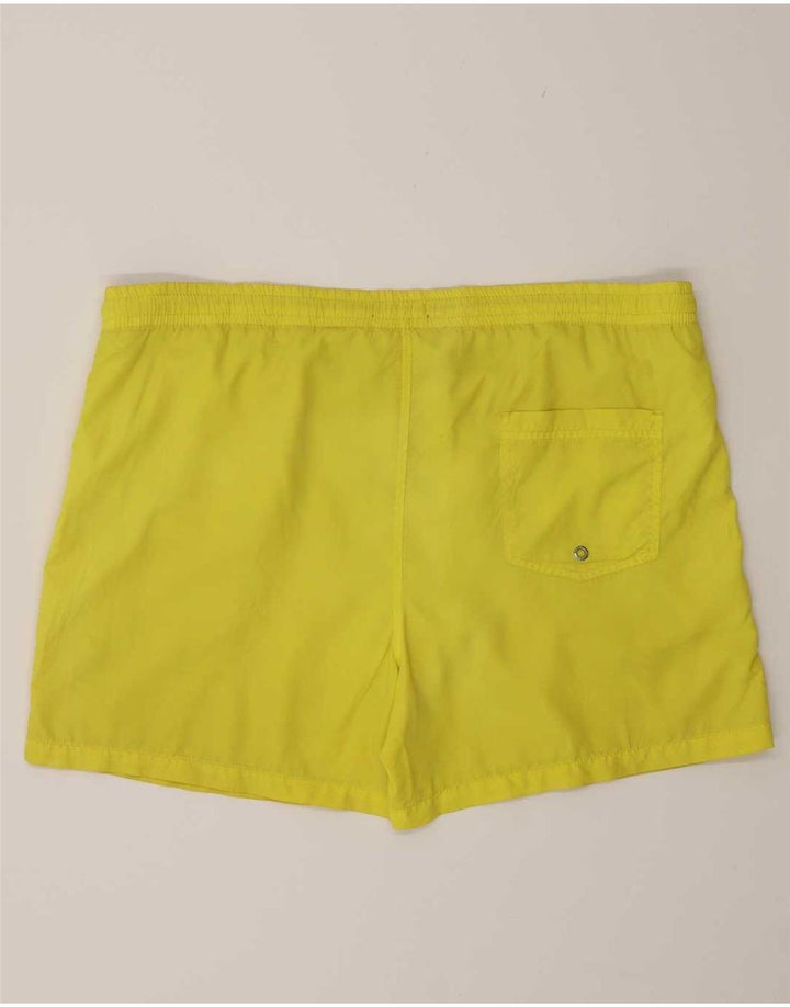 Zara Short De Bain Homme Large Jaune Polyester