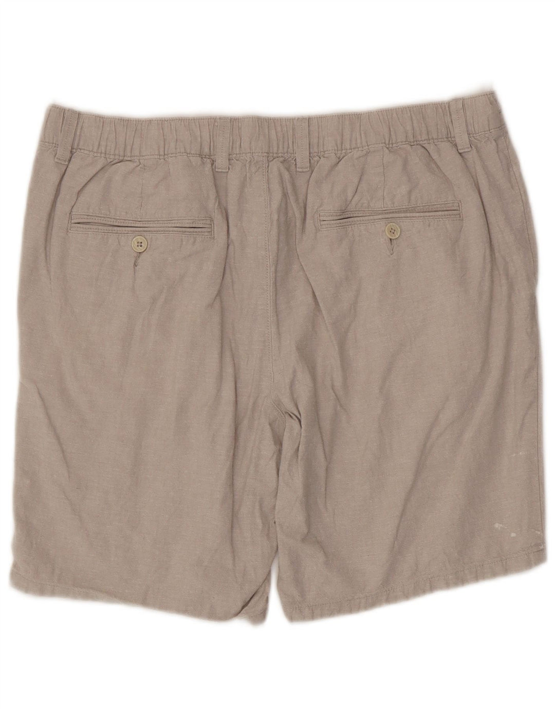 Marks & Spencer Short Chino Homme W36 Grand Gris Coton