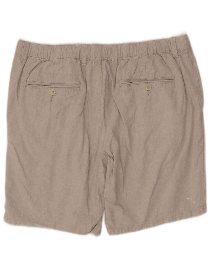 Marks & Spencer Short Chino Homme W36 Grand Gris Coton