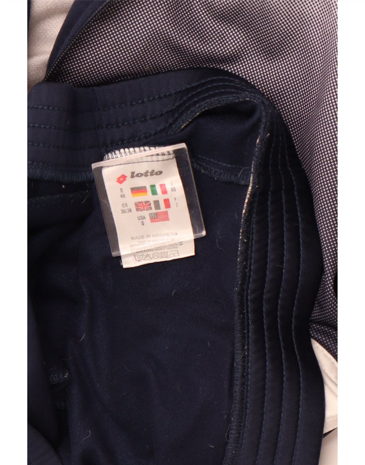 LOTTO Veste de survêtement pour homme UK 36/38 Small Bleu marine Colourblock