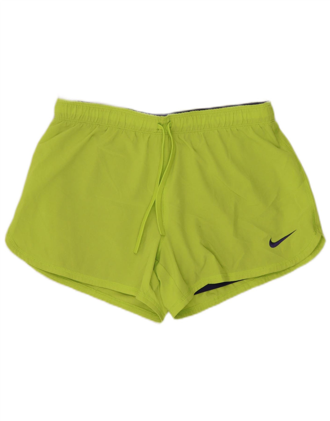 NIKE Short de sport Dri Fit pour femme UK 10 Petit Vert Polyester