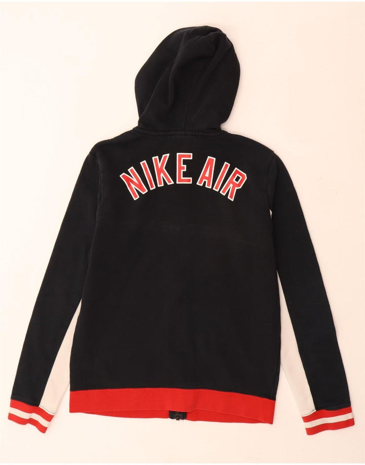 NIKE Pull à capuche zippé graphique pour garçon 13-14 ans XL Noir Colourblock