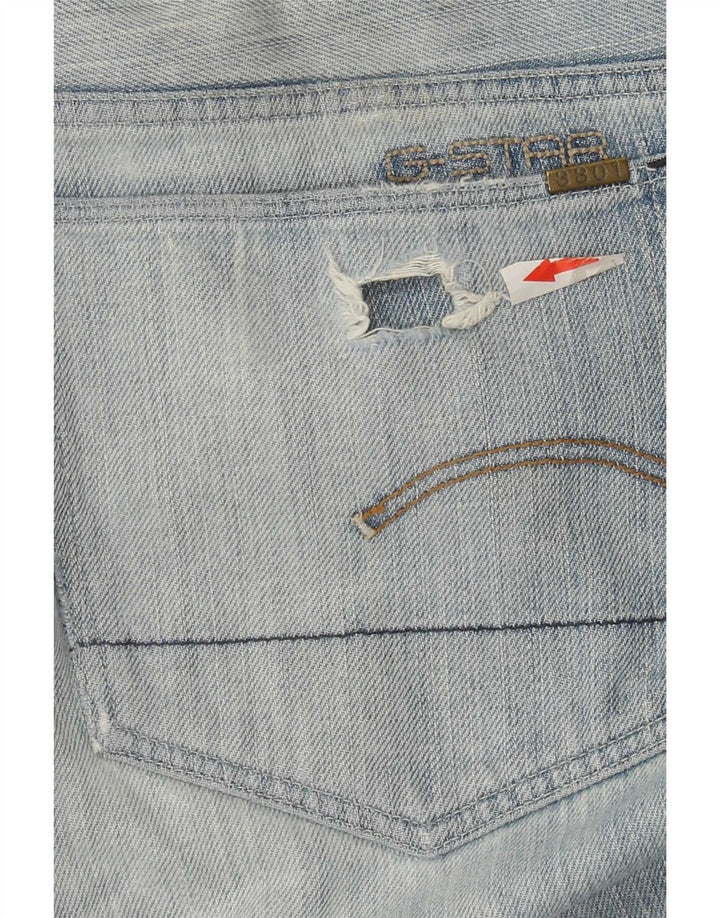 G-Star Jean droit vieilli W32 L34 en coton bleu pour homme