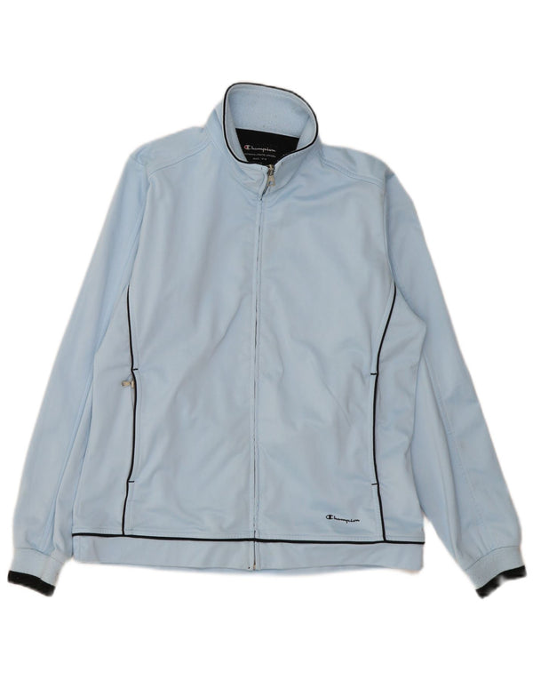 Champion Veste de survêtement Easy Fit pour femme UK 14 Bleu moyen Polyester