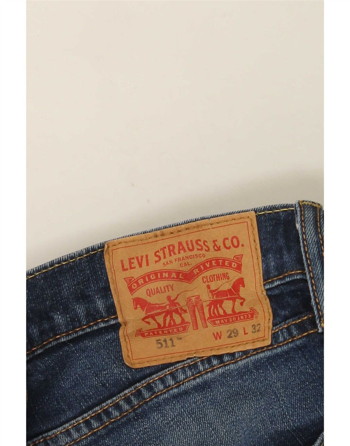 Levi's Jean Slim 511 Homme W29 L29 Bleu Coton