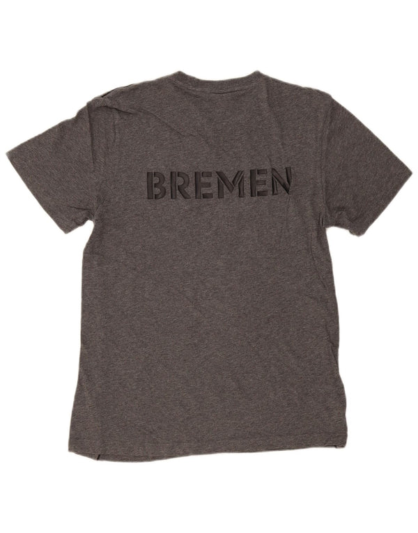 ADIDAS T-Shirt Graphique Homme Petit Gris Coton