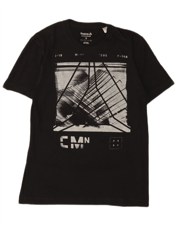 Reebok T-Shirt Graphique Homme Petit Noir