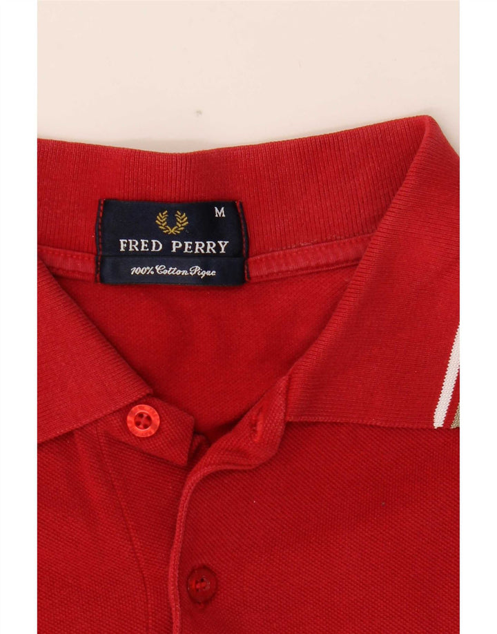 Fred Perry Polo Homme Rouge Moyen Coton