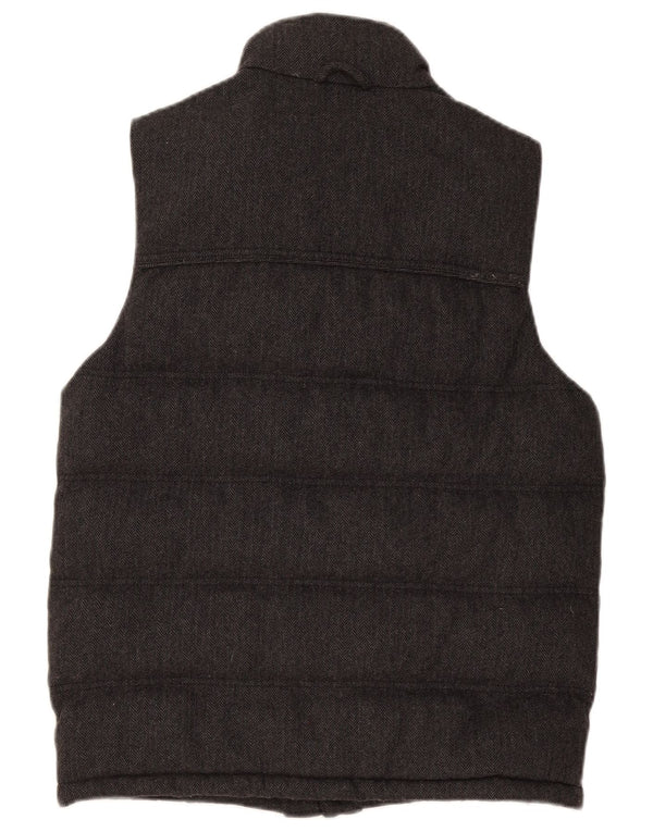 Tommy Hilfiger Gilet rembourré pour homme UK 34 XS Gris Laine à chevrons