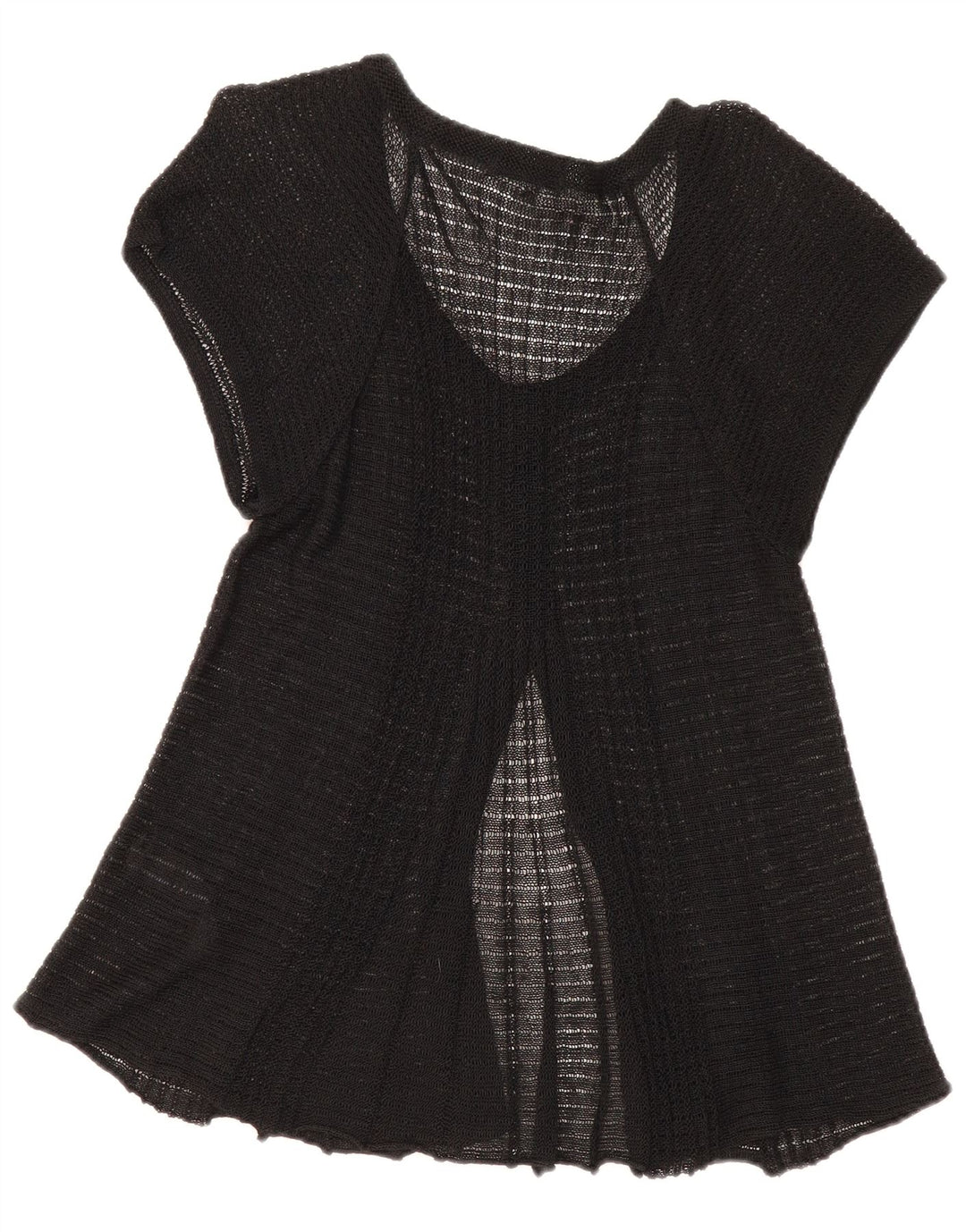 Marks & Spencer Cardigan à manches courtes pour femme UK 44 Lin noir moyen