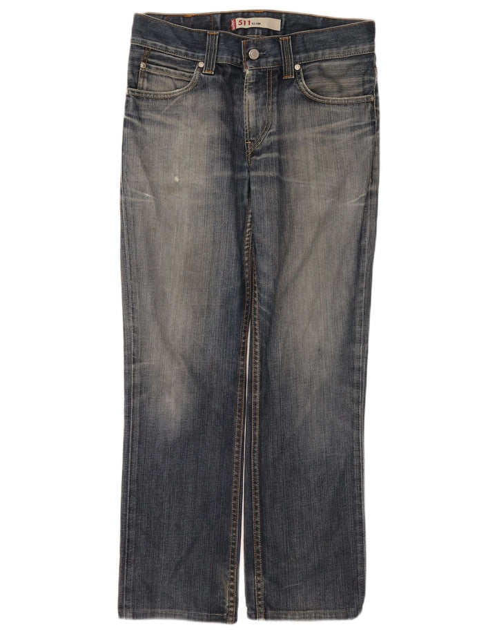 Levi's Jean Slim 511 Femme W32 L28 Bleu Marine Coton