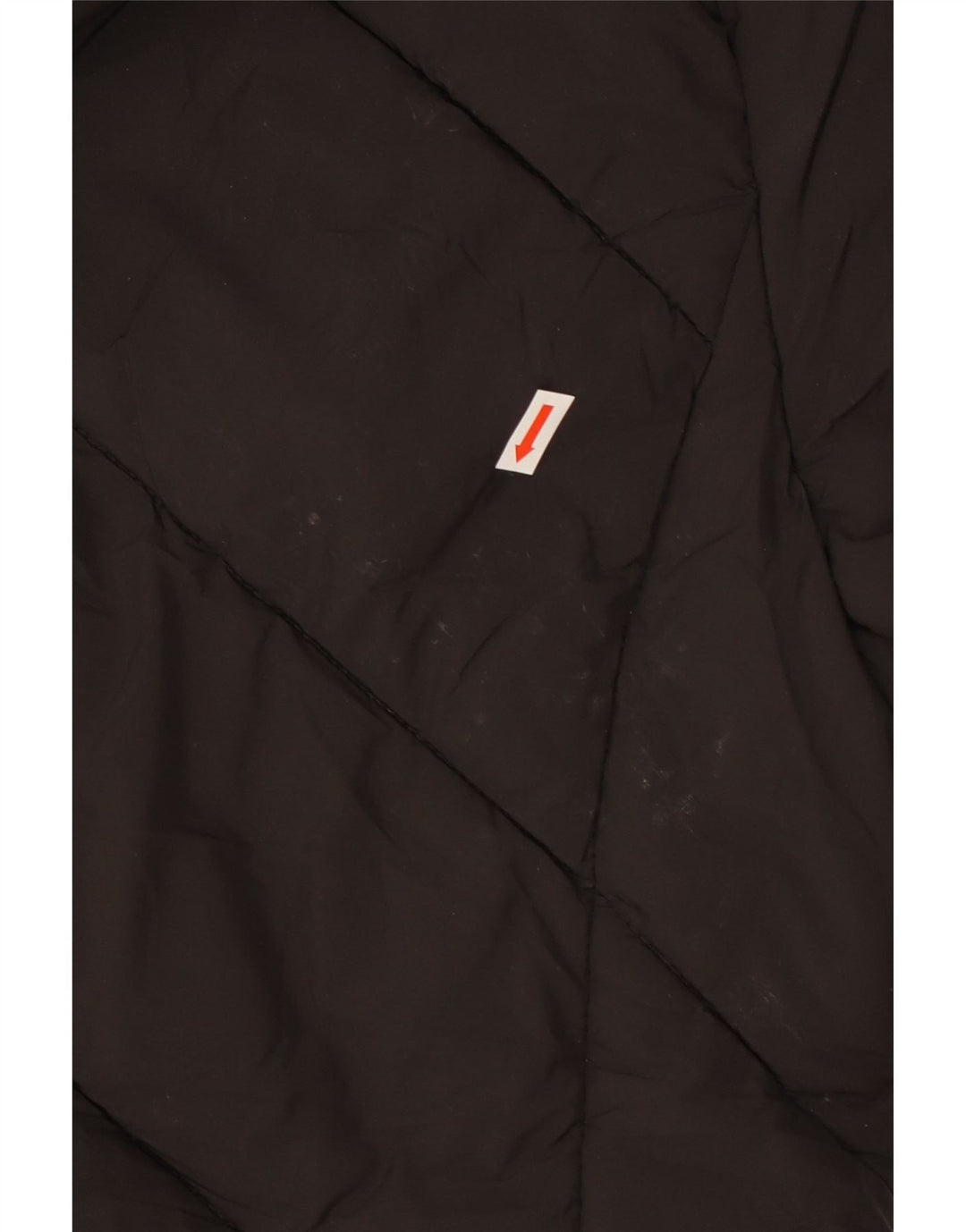 Topshop Femme Petite Veste matelassée surdimensionnée à capuche UK 8 Small Noir