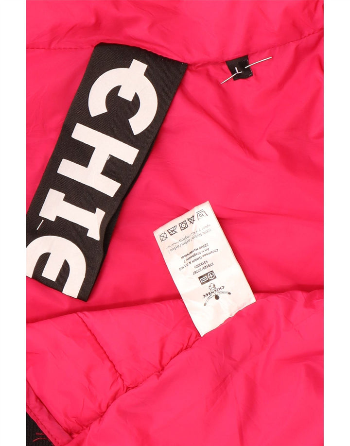 Chiemsee Veste matelassée pour femme UK 16 Large Rose Nylon