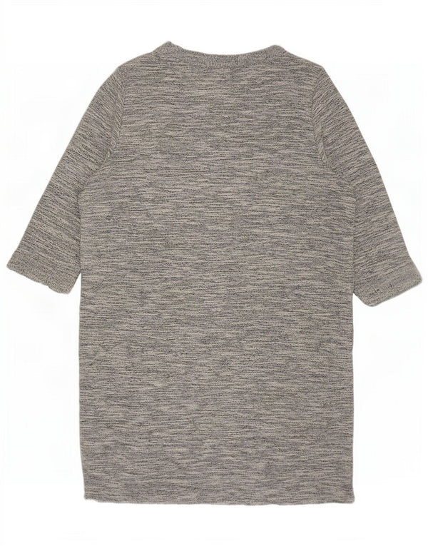Marks & Spencer Robe droite à manches 3/4 pour femme UK 20 2XL Gris moucheté