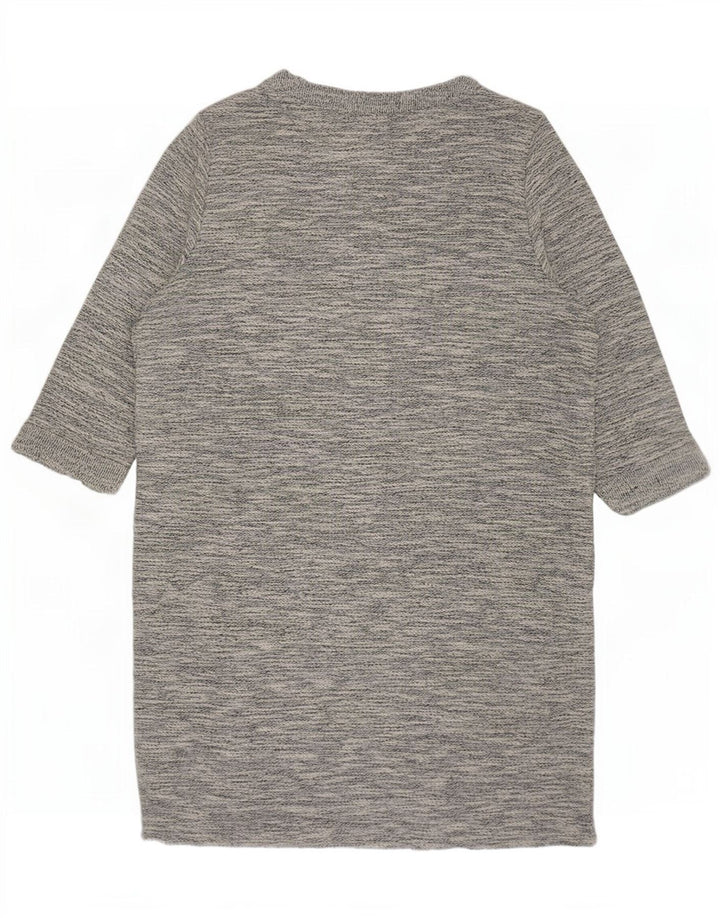 Marks & Spencer Robe droite à manches 3/4 pour femme UK 20 2XL Gris moucheté