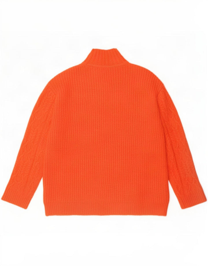 Marks & Spencer Pull col roulé pour femme UK 10 Small Orange
