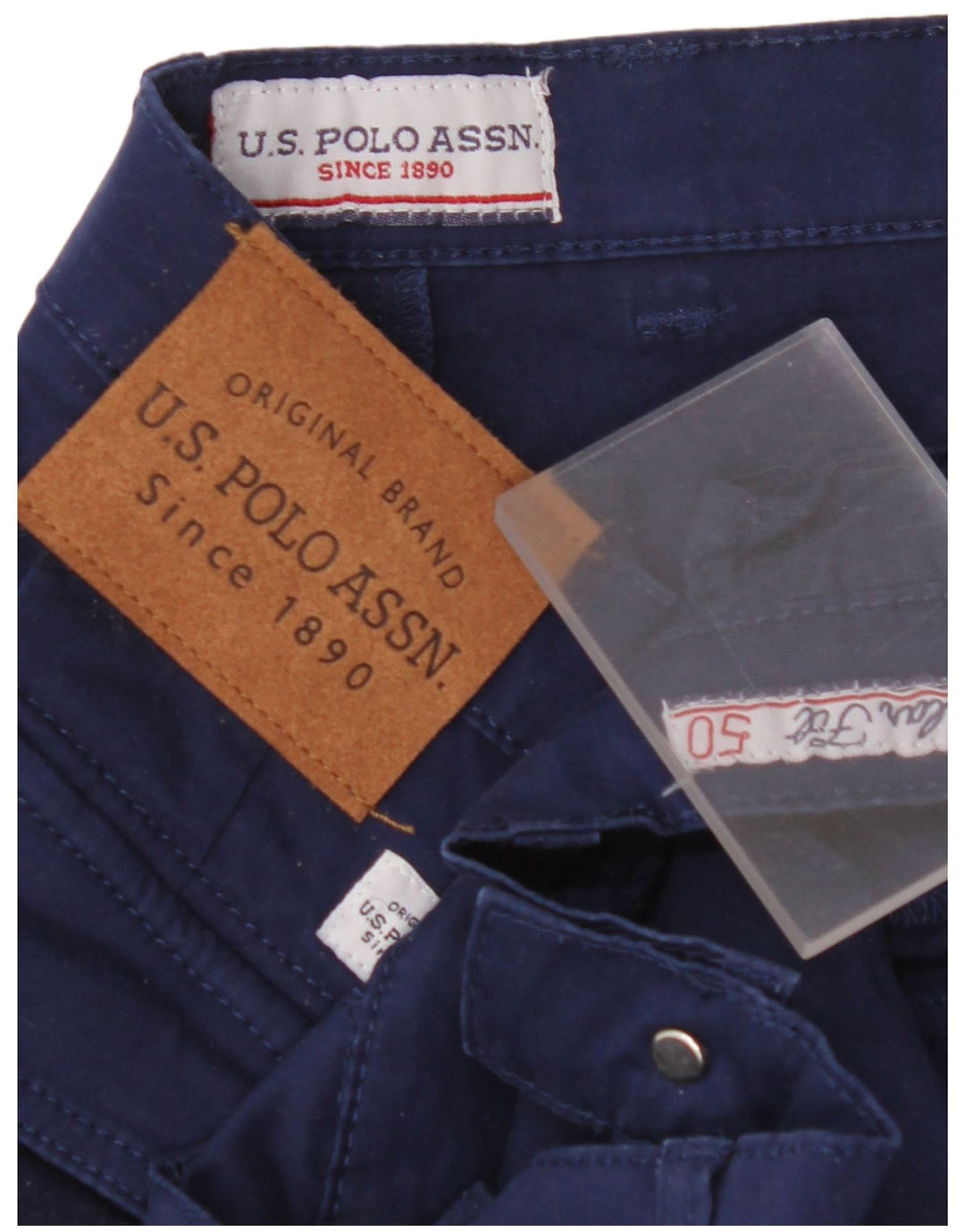 US POLO ASSN Short décontracté pour homme IT 50 Large W34 Bleu marine