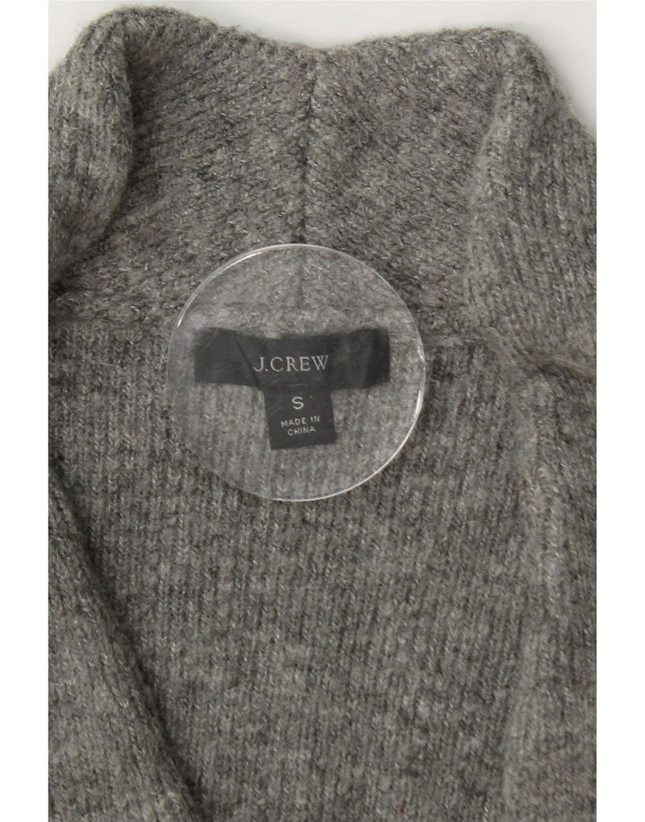 J. CREW Womens Oversized Cardigan Sweater UK 10 Small Grey Wool Vintage J. Crew and Second-Hand J. Crew from Messina Hembry 