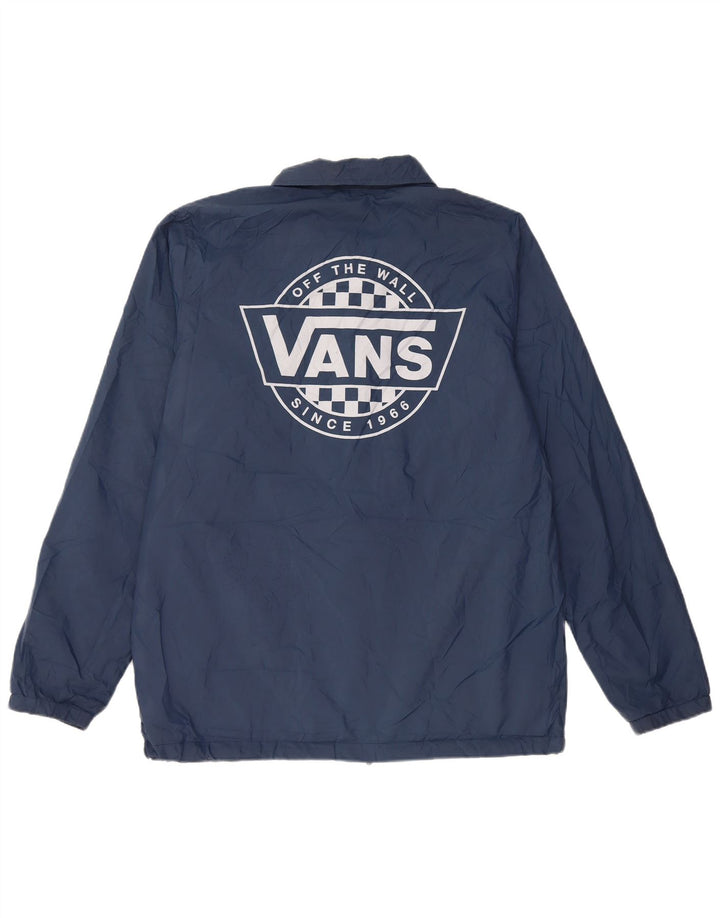 Vans Veste bomber graphique pour homme UK 38 Bleu marine moyen Polyester