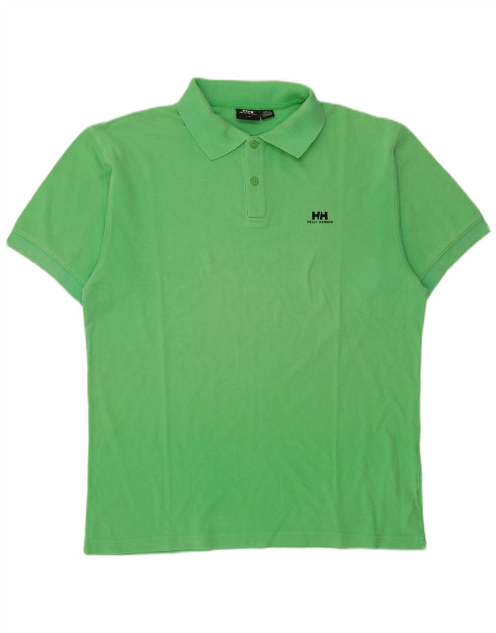 Helly Hansen Polo Homme Grand Vert Coton